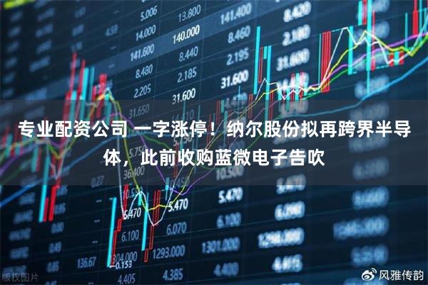 专业配资公司 一字涨停！纳尔股份拟再跨界半导体，此前收购蓝微电子告吹