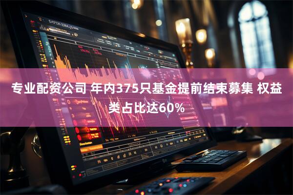 专业配资公司 年内375只基金提前结束募集 权益类占比达60%