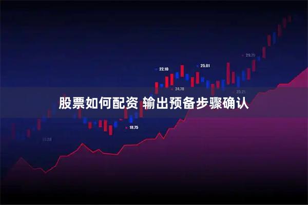 股票如何配资 输出预备步骤确认